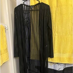 Long Mesh Duster New